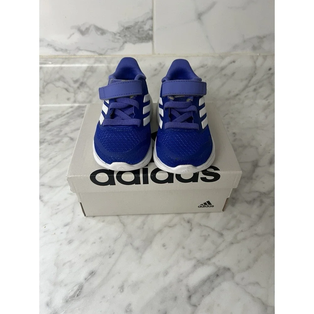 Girls kids Adidas Blue Running Sneakers Size 5‎ US
